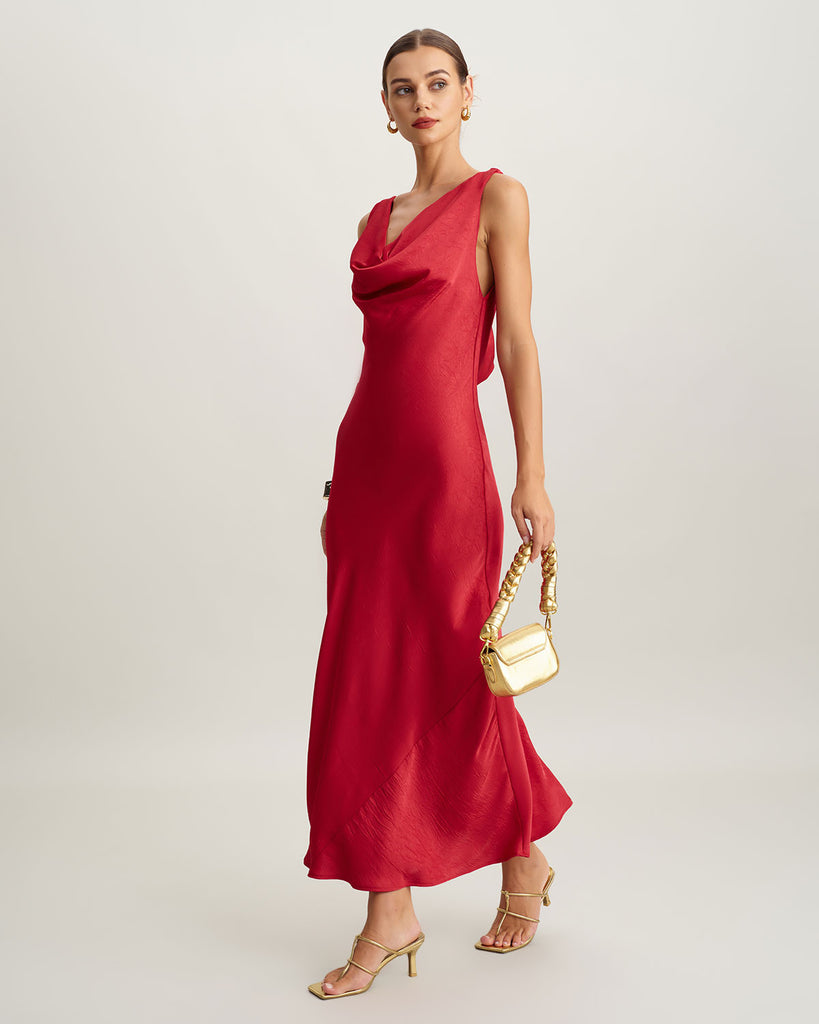 Women's Woven Polyester Maxi Dresses Dresses - RIHOAS