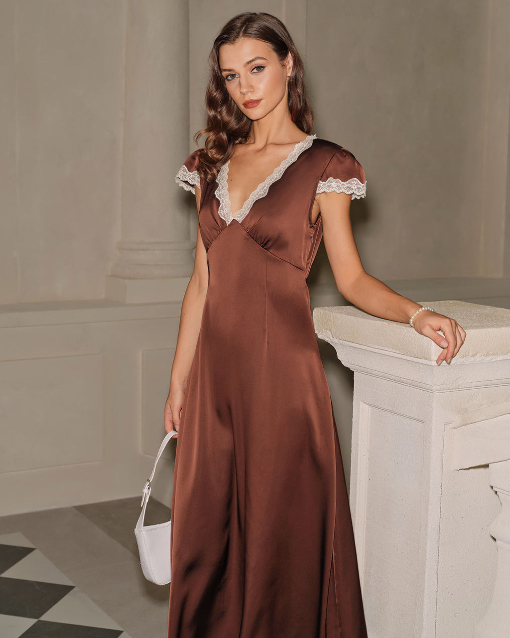 Women's Woven Polyester Maxi Dresses Dresses - RIHOAS