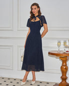 Women's Woven Polyester MidI Dress Dresses - RIHOAS