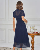Women's Woven Polyester MidI Dress Dresses - RIHOAS