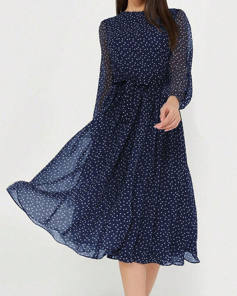 Women's Woven Polyester Mid-length Dresses Dresses - RIHOAS