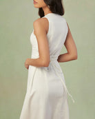 Women's  Woven Polyester Midi Dress Dresses - RIHOAS