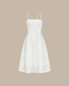 Women's Woven Polyester Midi Dress Dresses - RIHOAS
