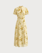 Women's  Woven Polyester Midi Dress Dresses - RIHOAS