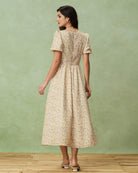 Women's Woven Polyester Midi Dress Dresses - RIHOAS