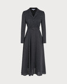 Women's Woven Polyester Midi Dress Dresses - RIHOAS