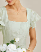 Women's Woven Polyester Midi Dress Dresses - RIHOAS