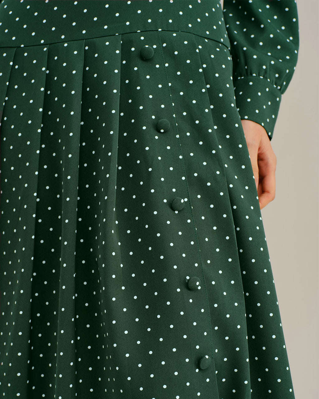 Women's Woven Polyester Midi Dress Dresses - RIHOAS
