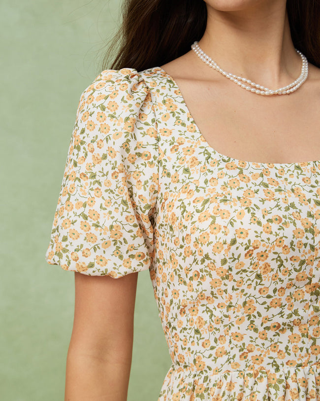 Women's Woven Polyester Midi Dress Dresses - RIHOAS