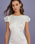 Women's Woven Polyester Midi Dress Dresses - RIHOAS