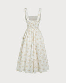 Women's Woven Polyester Midi Dress Dresses - RIHOAS