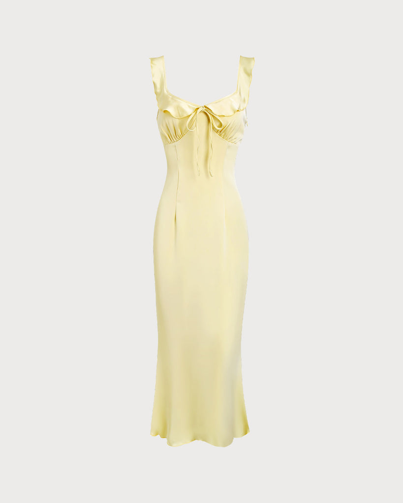 Women's Woven Polyester Midi Dress Dresses - RIHOAS