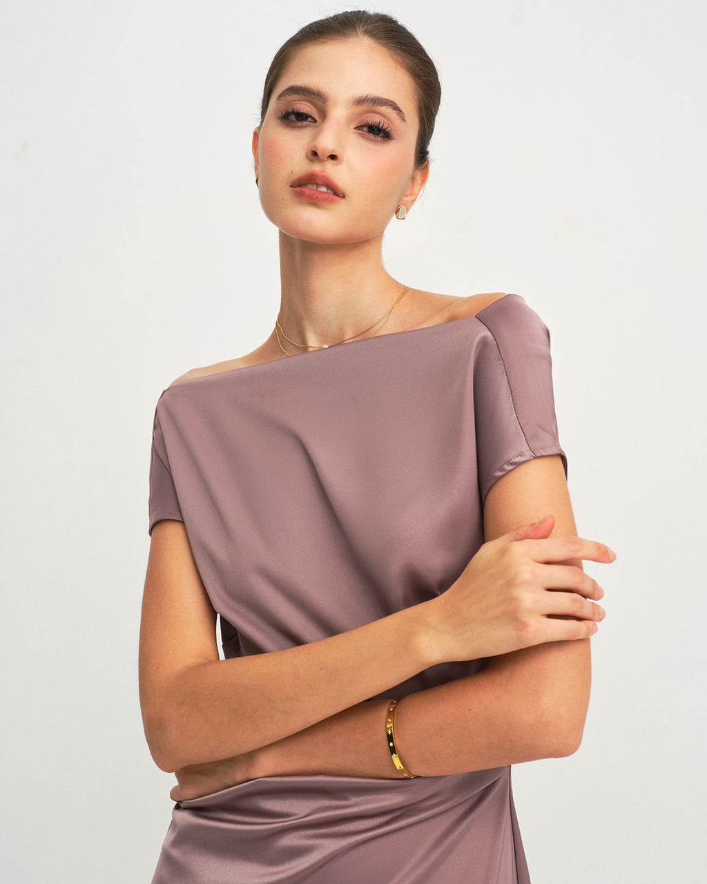 Women's Woven Polyester Midi Dress Dresses - RIHOAS