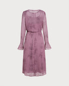 Women's Woven Polyester Midi Dress Dresses - RIHOAS