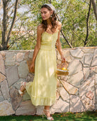 Women's Woven Polyester Midi Dress Dresses - RIHOAS