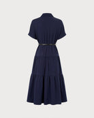 Women's  Woven Polyester Midi Dress Dresses - RIHOAS