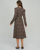 Women's Woven Polyester Midi Dress Dresses - RIHOAS