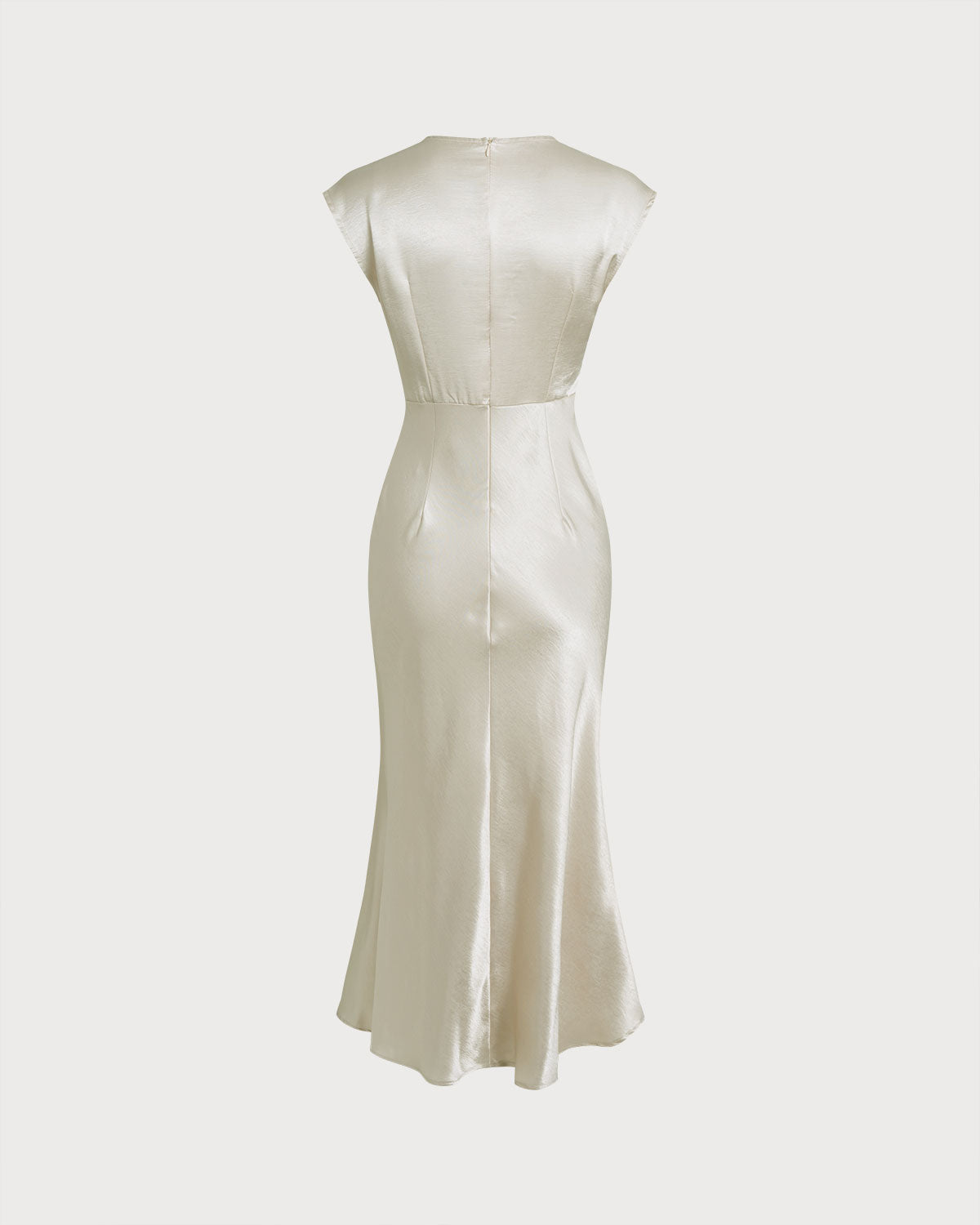 Women's Woven Polyester Midi Dress Dresses - RIHOAS