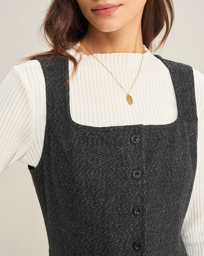 Women's Woven Polyester Midi Dress Dresses - RIHOAS