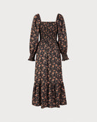 Women’s Woven Polyester Midi Dress - RIHOAS - 05