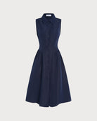 Women's Woven Polyester Midi Dress Dresses - RIHOAS