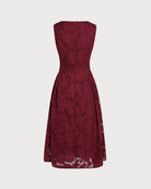 Women's Woven Polyester Midi Dress Dresses - RIHOAS