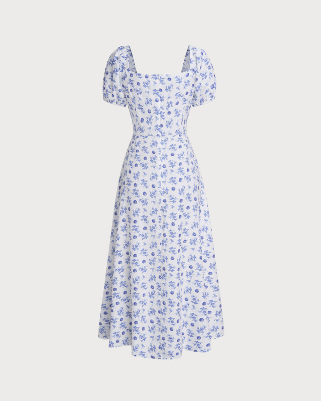 Women's Woven Polyester Midi Dress Dresses - RIHOAS