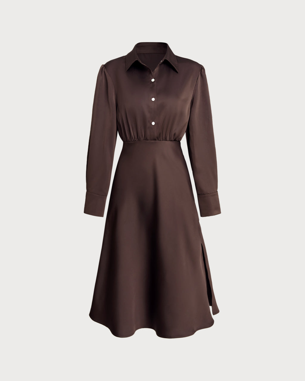 Women's Woven Polyester Midi Dress Dresses - RIHOAS