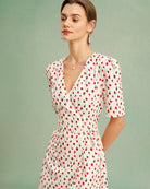 Women's Woven Polyester Midi Dress Dresses - RIHOAS