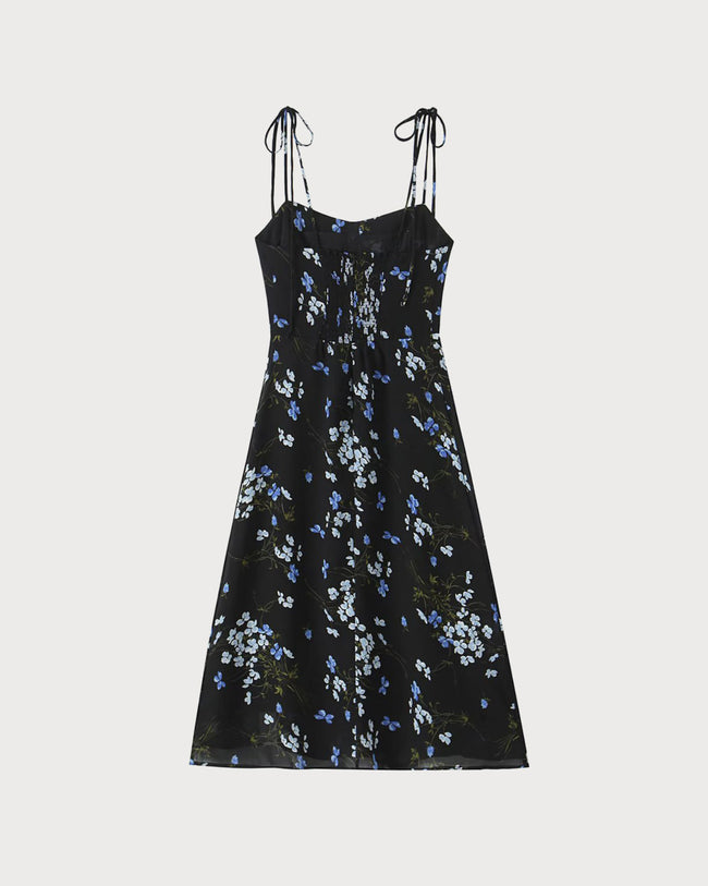 Women's Woven Polyester Midi Dress Dresses - RIHOAS