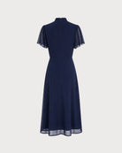 Women's  Woven Polyester Midi Dress Dresses - RIHOAS