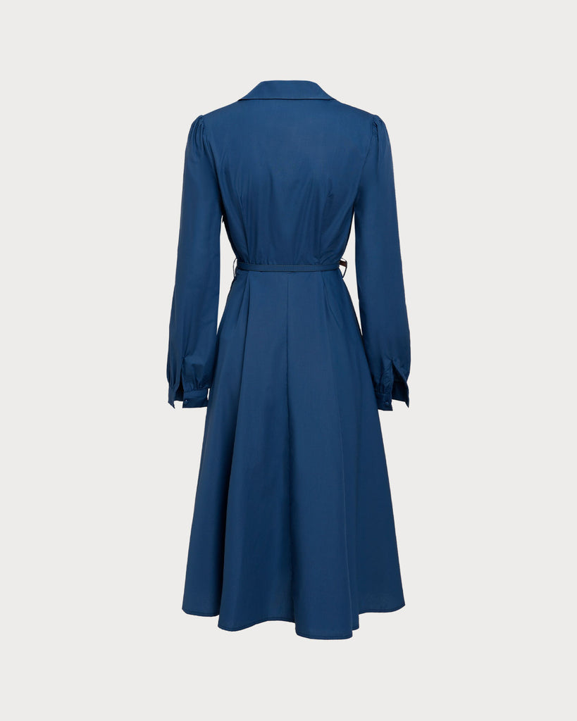 Women's Woven Polyester Midi Dress Dresses - RIHOAS
