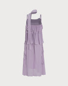 Women's Woven Polyester Midi Dress Dresses - RIHOAS
