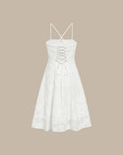 Women's Woven Polyester Midi Dress Dresses - RIHOAS