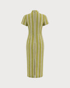Women's Woven Polyester Midi Dress Dresses - RIHOAS