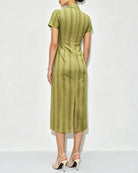 Women's Woven Polyester Midi Dress Dresses - RIHOAS