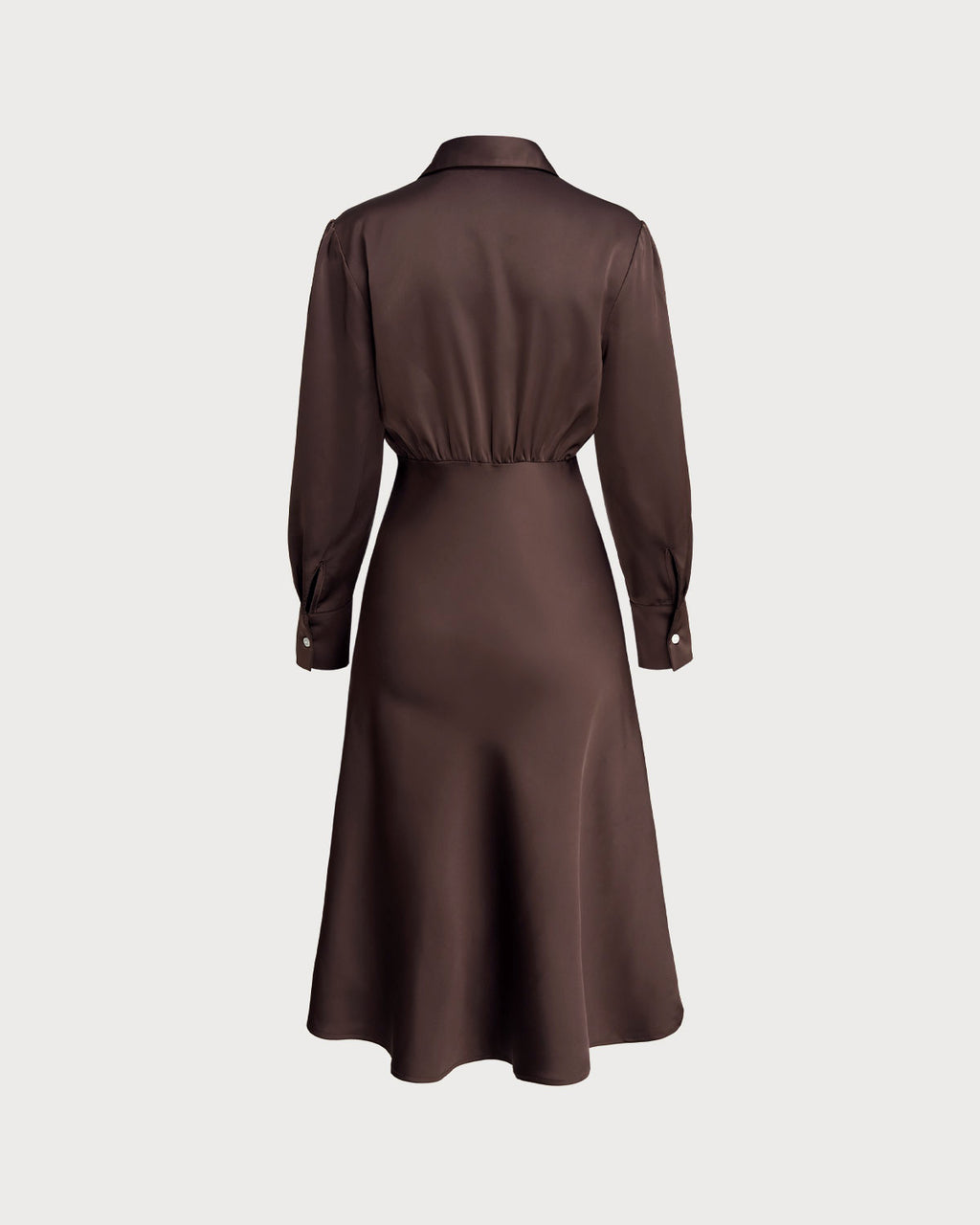 Women's Woven Polyester Midi Dress Dresses - RIHOAS