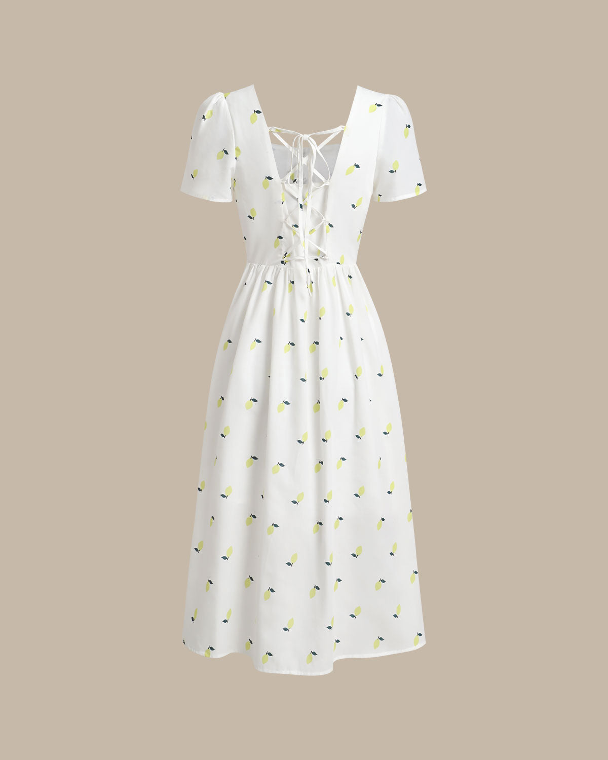 Women's Woven Polyester Midi Dress Dresses - RIHOAS