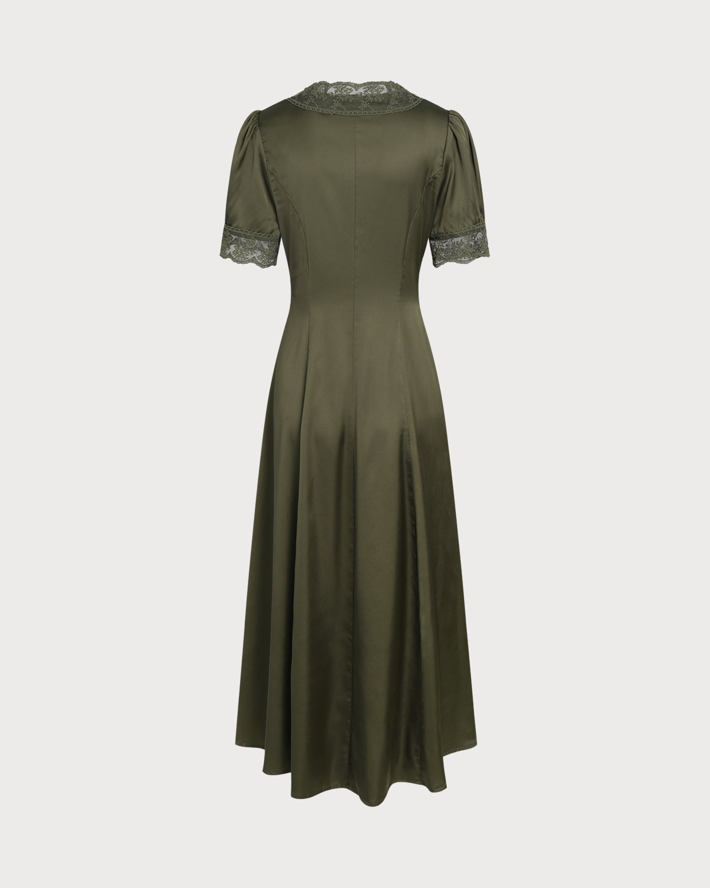 Women's Woven Polyester Midi Dress Dresses - RIHOAS
