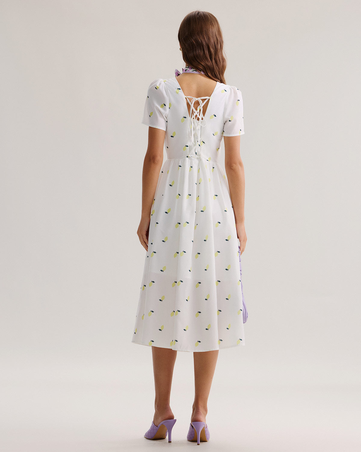 Women's Woven Polyester Midi Dress Dresses - RIHOAS