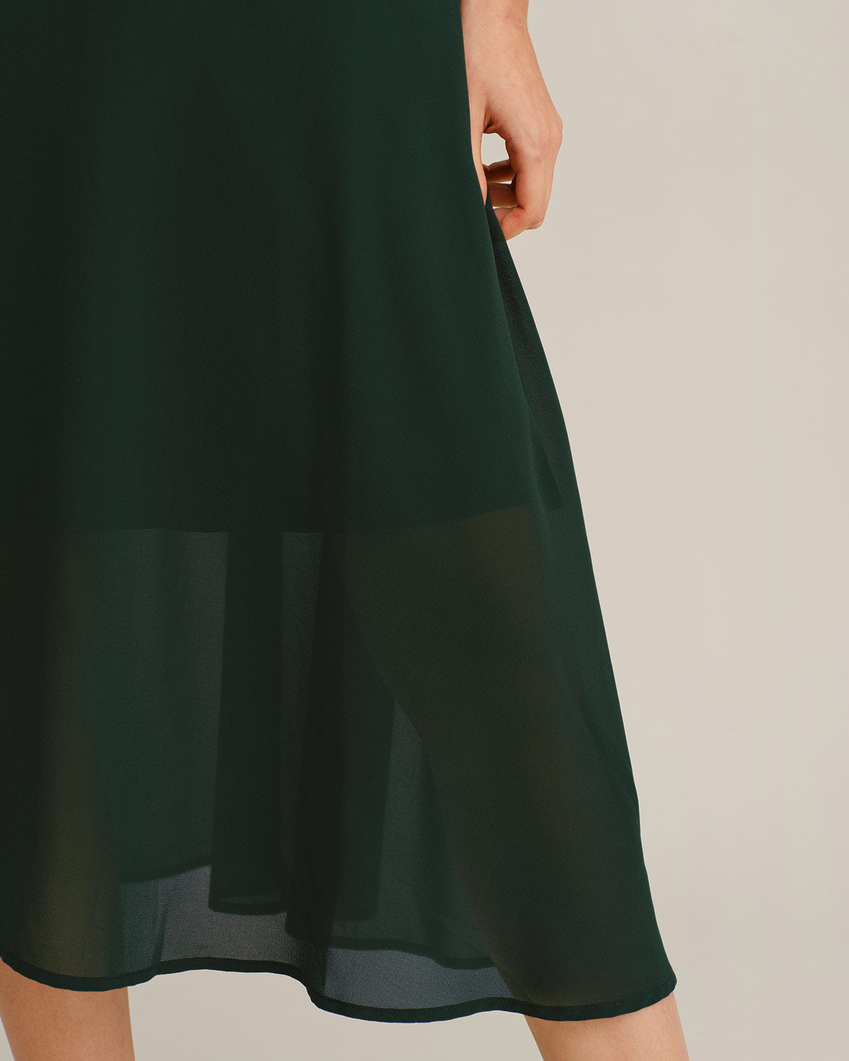 Women's Woven Polyester Midi Dress Dresses - RIHOAS