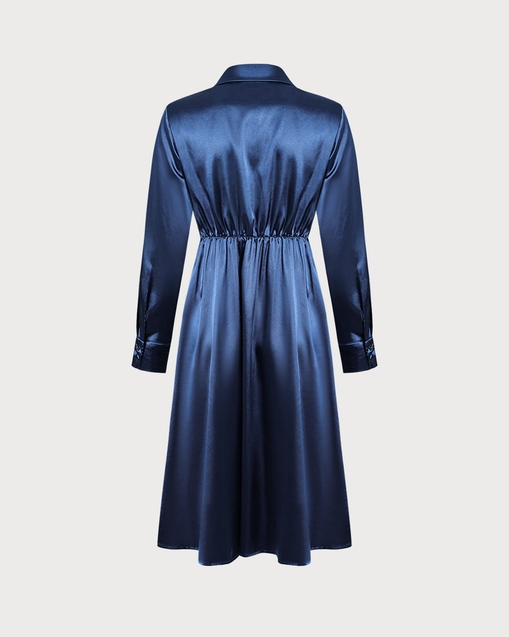 Women's Woven Polyester Midi Dress Dresses - RIHOAS