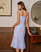 Women's  Woven Polyester Midi Dress Dresses - RIHOAS