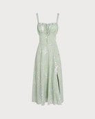 Women's  Woven Polyester Midi Dress Dresses - RIHOAS