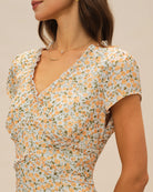Women's Woven Polyester Midi Dress Dresses - RIHOAS
