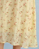 Women's Woven Polyester Midi Dress Dresses - RIHOAS