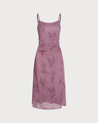 Women's Woven Polyester Midi Dress Dresses - RIHOAS