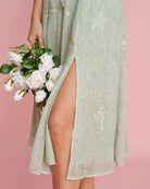 Women's  Woven Polyester Midi Dress Dresses - RIHOAS