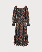 Women’s Woven Polyester Midi Dress - RIHOAS - 04