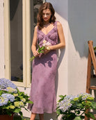Women's Woven Polyester Midi Dresses Dresses - RIHOAS